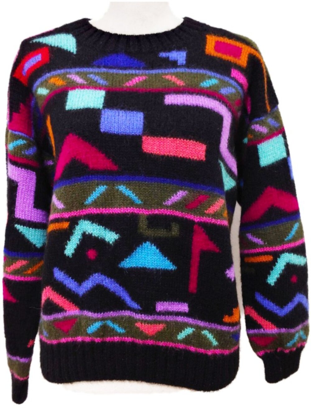 Peruvian Connection 100% Alpaca Sweater Handmade in Peru